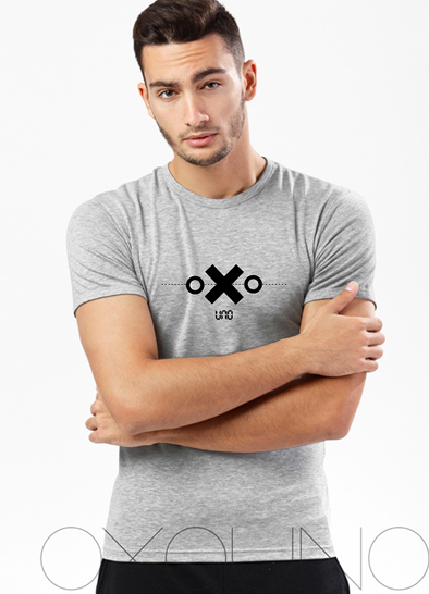 Мужская футболка OXO 0059-159 KULIR SLIM U-ВЫРЕЗ 