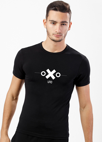 Мужская футболка OXO 0062-159 KULIR SLIM U-ВЫРЕЗ 