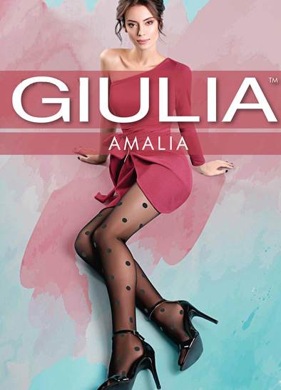 Колготки в горошек Giulia AMALIA 11 